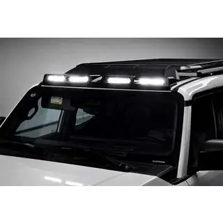 Козирьок лобовога скла з LED, (Білий) Toyota Land Cruiser Prado 250 2023- рр. фото 1