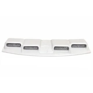 Козирьок лобовога скла з LED, (Білий) Toyota Land Cruiser Prado 250 2023- рр. фото 2