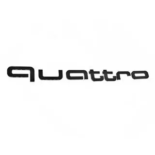 Напис Quattro Black фото 1