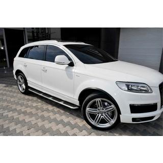 Бокові пороги OEM (Без кріплень, 2 шт., Алюміній) Audi Q5 2008-2017 рр. фото 1