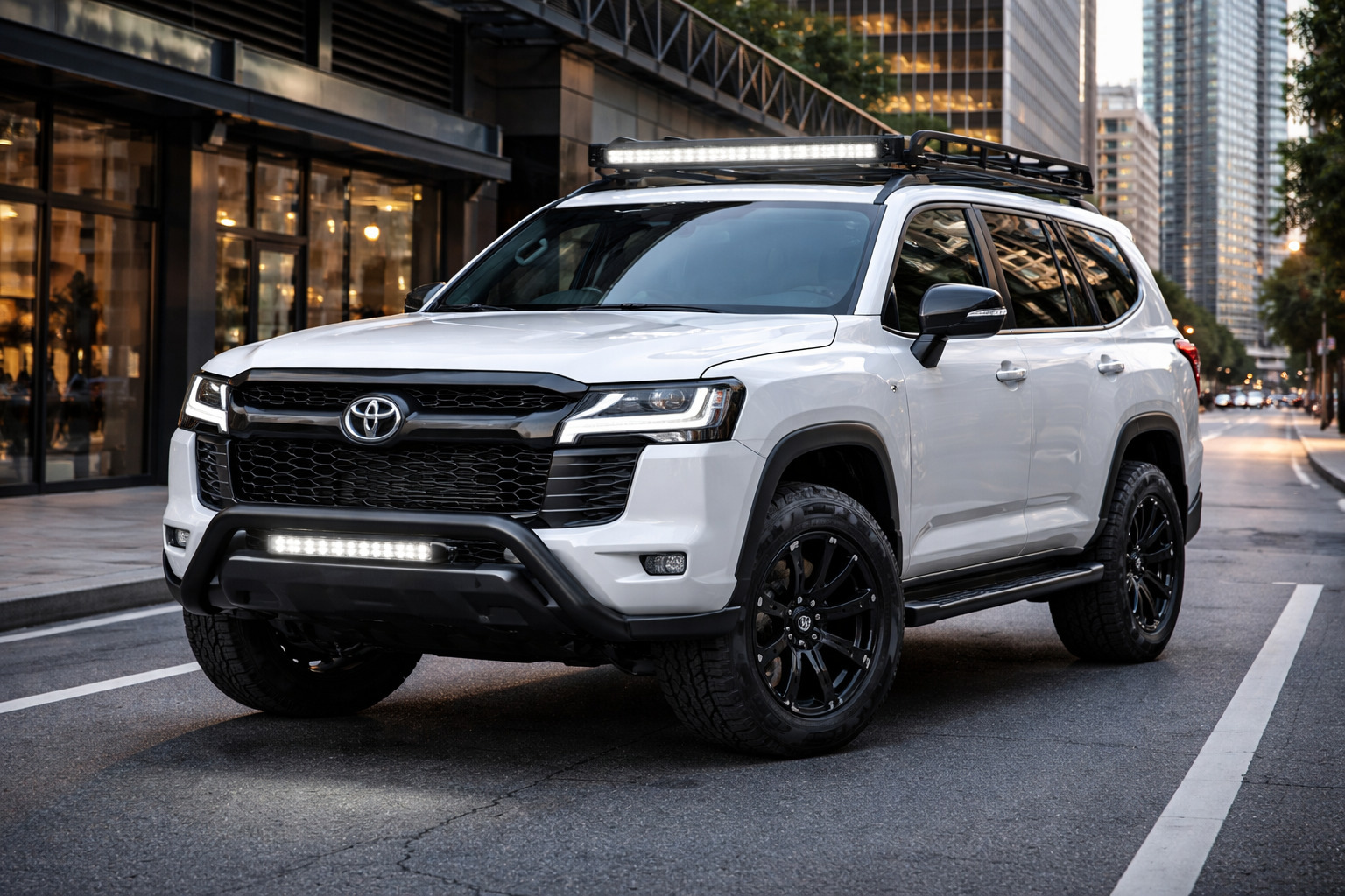 Стартовий апгрейд Toyota Land Cruiser 300 для міста без колгоспу