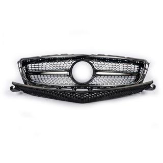 Уцінка Передня решітка 2011-2014 (Diamond Silver) Mercedes CLS C218 2011-2018 рр. фото 1