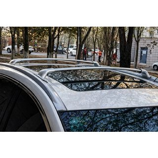 Багажник (поперечини) на рейлінги OEM (2014-2018, 2 шт) Nissan Murano 2014- рр. фото 1