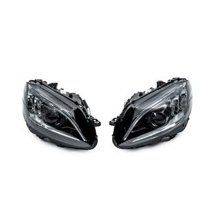 Передні фари FullLed (Для HALOGEN, 2 шт) Mercedes C-сlass W205 2014-2021 рр. фото 1