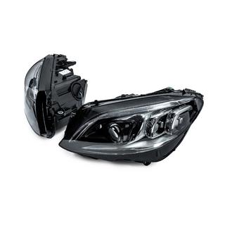 Передні фари FullLed (Для HALOGEN, 2 шт) Mercedes C-сlass W205 2014-2021 рр. фото 2