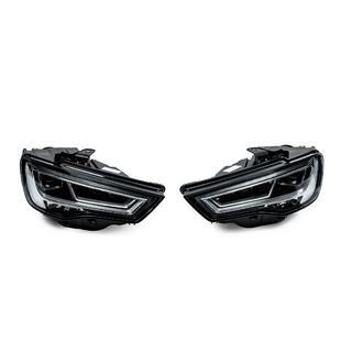 Передні фари FullLed (Для XENON, 2012-2016, 2 шт) Audi A3 2012-2020 рр. фото 1