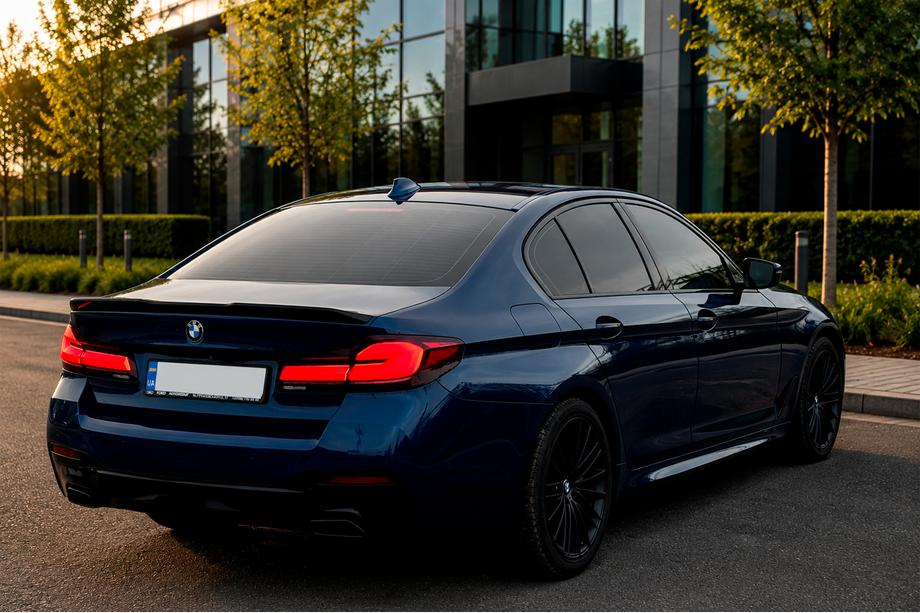 BMW 5 серія G30/G31 2017-2023 рр. Насадки на глушитель M-Performance Black (2 шт) Фото 3