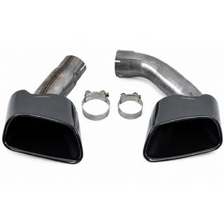 Насадки на глушники M-Performance Black BMW X5 F15 2013-2018 рр. фото 1