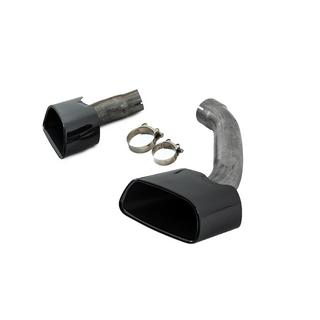 Насадки на глушники M-Performance Black BMW X5 F15 2013-2018 рр. фото 3