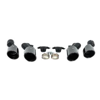 Насадки на глушники V2 Black в стилі X5M F95 фото 1
