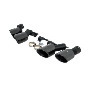 Насадки на глушники V2 Black в стилі X5M F95 фото 3