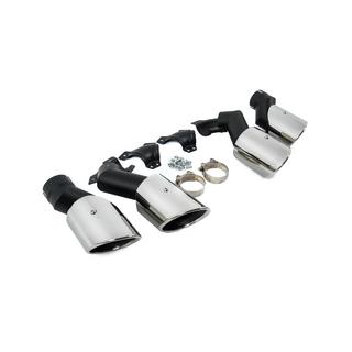 Насадки на глушники V2 Silver в стилі X5M F95 фото 4