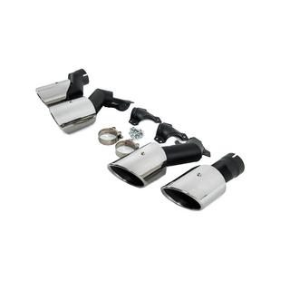 Насадки на глушники V2 Silver в стилі X6M F96 BMW X6 G06 2019-2027 рр. фото 3