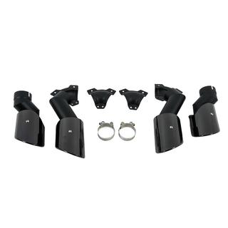 Насадки на глушники V2 Black в стилі X6M F96 BMW X6 G06 2019-2027 рр. фото 2