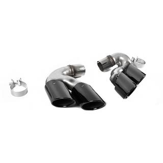Насадки на глушники V1 Black в стилі X6M F96 фото 4