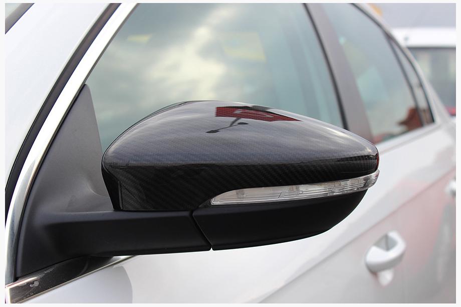 Volkswagen Beetle 2011-2015 рр. Накладки на дзеркала (2 шт, натуральний карбон) Фото 11