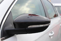 Volkswagen EOS 2011-2016 рр. Накладки на дзеркала (2 шт, натуральний карбон) фото 11