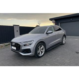 Бокові пороги Bosphorus Black (2 шт., Алюміній) Audi Q8 2018- рр. фото 1
