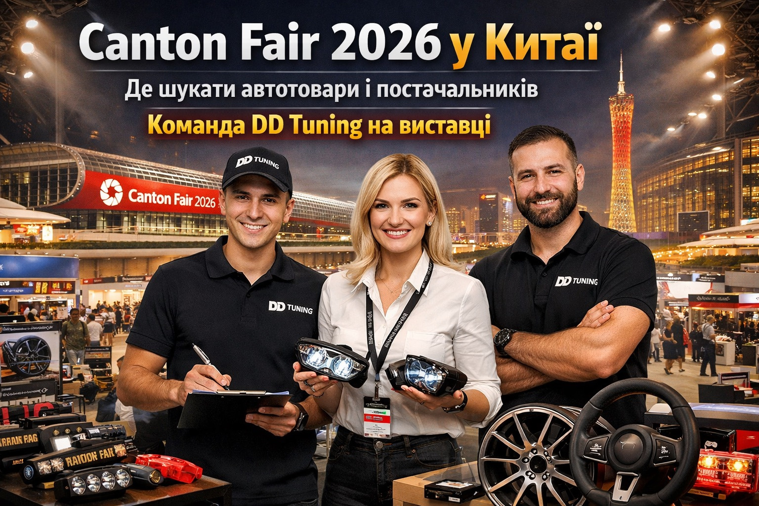 Canton Fair 2026 у Китаї: де шукати автотовари, постачальників і що реально варто привозити на маркетплейс