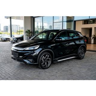 Бокові пороги Vision New Black (2 шт., Алюміній) BYD Atto 3 2021- рр. фото 1
