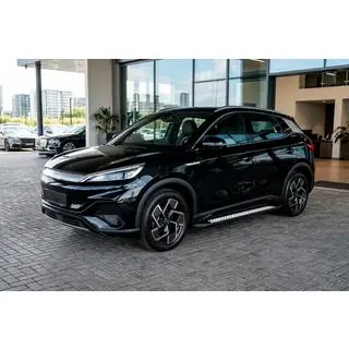 Бокові пороги Vision New Black (2 шт., Алюміній) BYD Atto 3 2021- рр. фото 1
