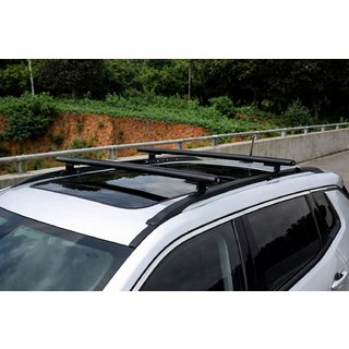 Багажник (поперечини) на інтегровані рейлінги OEM (2011-2016, 2 шт) Jeep Compass 2006-2016 рр. фото 1