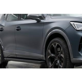 Бокові пороги Allmond Black (2 шт., Алюміній) Cupra Formentor 2020- рр. фото 1