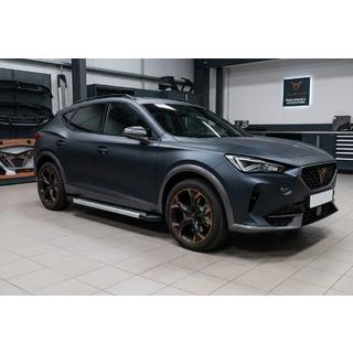 Бокові пороги Vision New Grey (2 шт., Алюміній) Cupra Formentor 2020- рр. фото 1