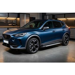 Бокові пороги Line (2 шт., Алюміній) Cupra Formentor 2020- рр. фото 1