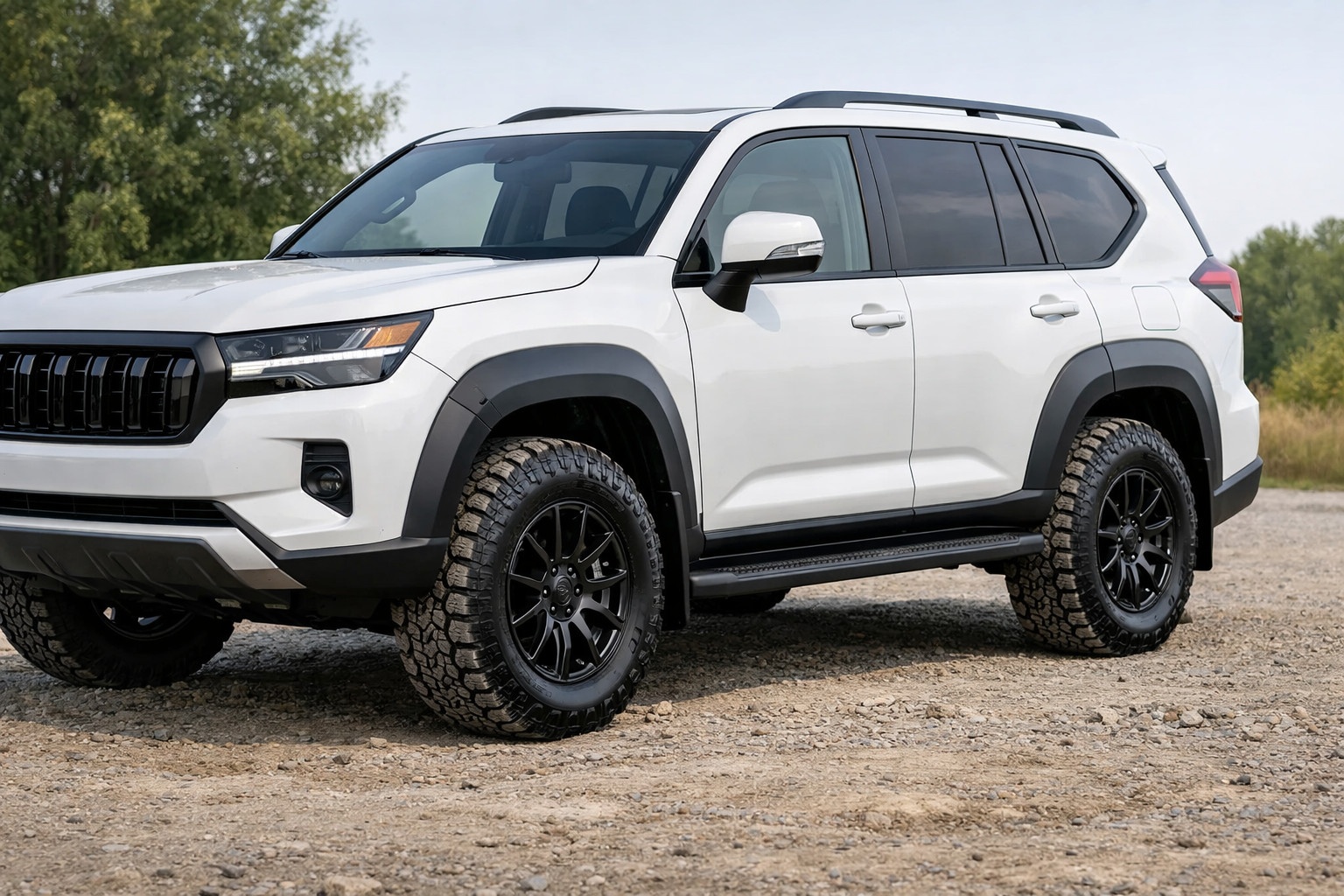 Що поставити на Toyota Land Cruiser Prado 250, якщо дратує бруд на боковинах і вузькі арки