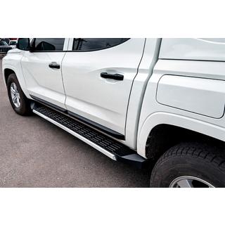 Бокові пороги HARMS (2 шт) Mitsubishi L200 2024- рр. фото 2