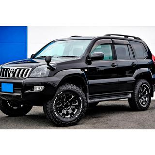 Бокові пороги HARMS (2 шт) Toyota Land Cruiser Prado 120 2002-2009 рр. фото 2