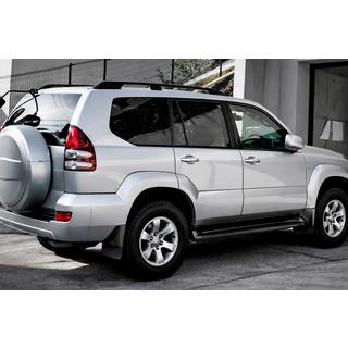 Бокові пороги HARMS (2 шт) Toyota Land Cruiser Prado 120 2002-2009 рр. фото 3