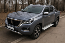 Ford Ranger 2011-2022 рр. Рейлінги сірі OEM (Алюміній) фото 2