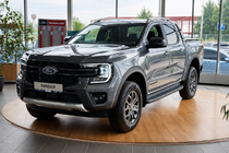Ford Ranger 2022- рр. Рейлінги сірі OEM (Алюміній) фото 2