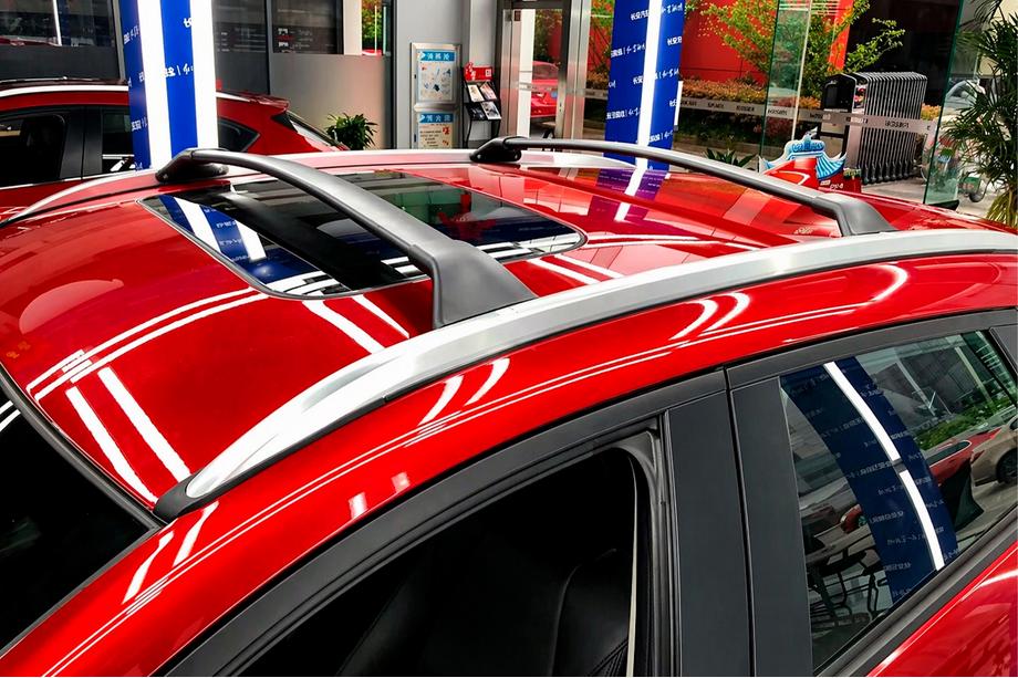 Mazda CX-3 2015- рр. Інтегровані рейлінги OEM (2 шт) Сірий Фото 7