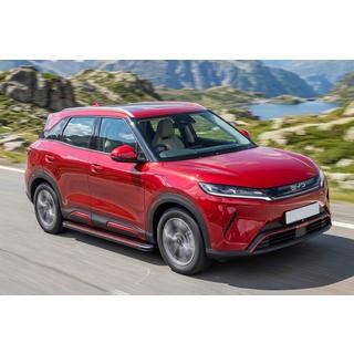 Бокові пороги Maya Red (2 шт., Алюміній) BYD Atto 2/Yuan Up 2024- рр. фото 1