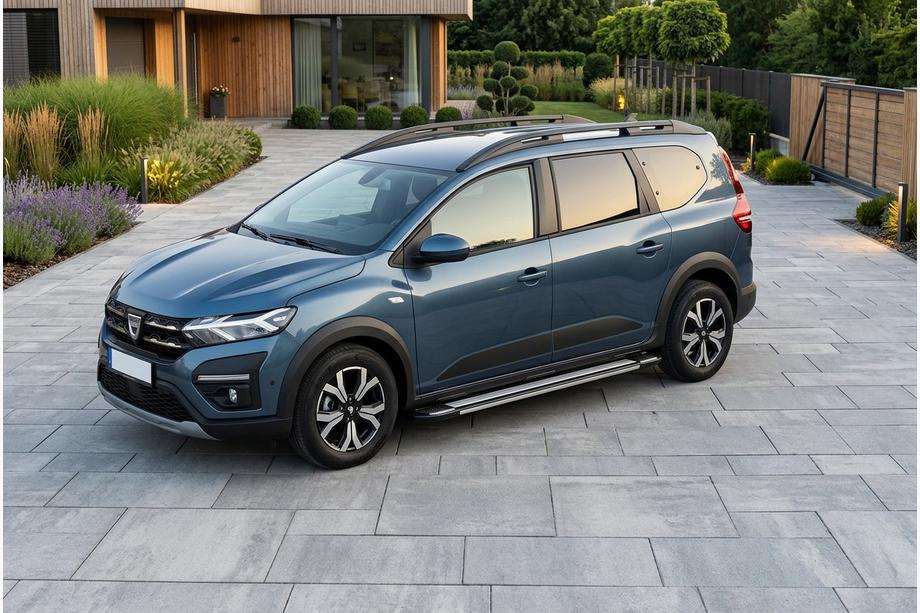Dacia Jogger 2022- рр. Бокові пороги Rainbow (2 шт., Алюміній) Фото 1