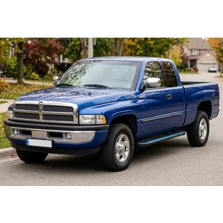 Бокові пороги Maya Blue (2 шт., Алюміній) Dodge RAM (BR/BE) 1994-2002 рр. фото 1
