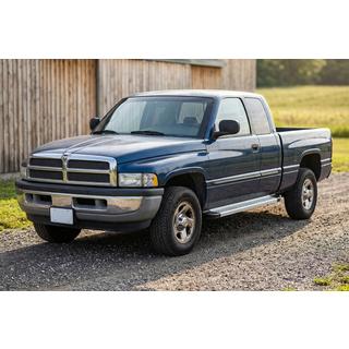Бокові пороги Maya V2 (шт., Алюміній) Dodge RAM (BR/BE) 1994-2002 рр. фото 1