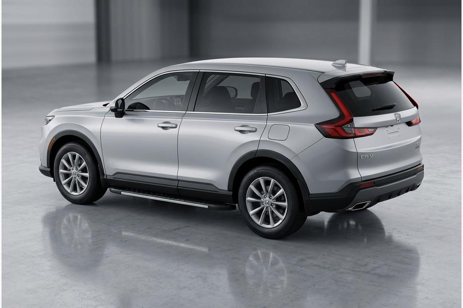 Honda CRV 2022- рр. Бокові пороги Bosphorus Grey (2 шт., Алюміній) Фото 1