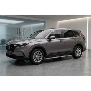 Бокові пороги Maydos V2 (2 шт., Алюміній ↗ нерж) Honda CRV 2022- рр. фото 1