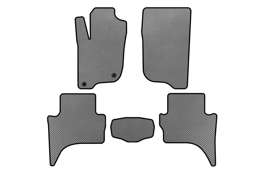Mitsubishi L200 2015-2024 рр. Килимки EVA (Short base, сірі) Фото 1