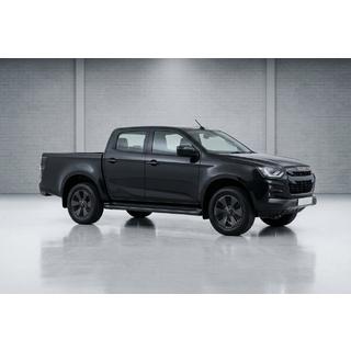 Бокові пороги Allmond Black (2 шт., Алюміній) Isuzu D-Max 2019- рр. фото 1