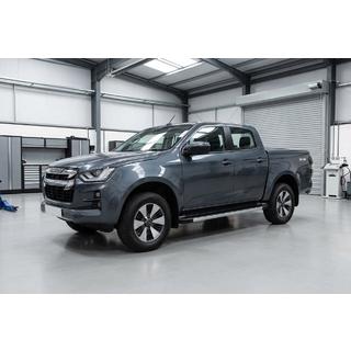 Бокові пороги Maya V1 (2 шт., Алюміній) Isuzu D-Max 2019- рр. фото 1