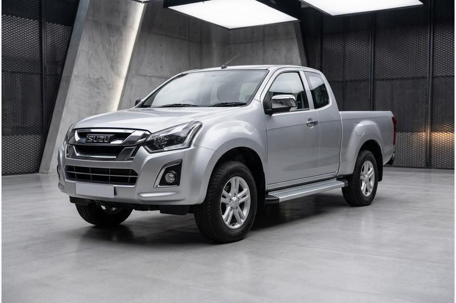 Isuzu D-Max 2019- рр. Бокові пороги Maya V2 (шт., Алюміній) Фото 1