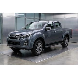 Бокові пороги Bosphorus Black (2 шт., Алюміній) Isuzu D-Max 2019- рр. фото 1