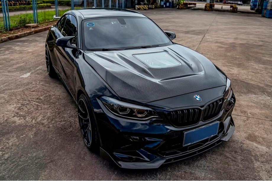 BMW 2 серія F22/F23 2014-2021 рр. Капот V2 (Карбон) Фото 1