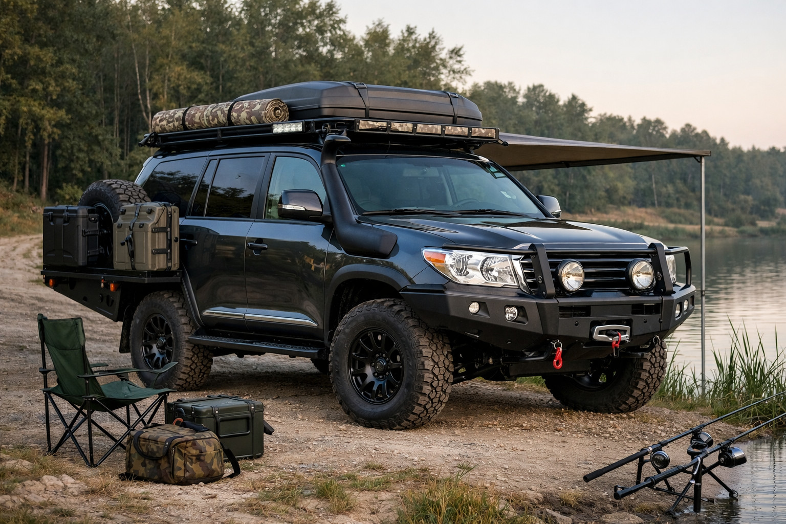 Пакет доробок Toyota Land Cruiser 200 для рибалки, ґрунтовок і поганих доріг