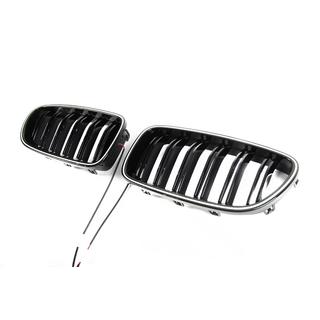 Ніздрі M-Look LED (чорний глянець) BMW 5 серія F10/F11 2010-2016 рр. фото 3